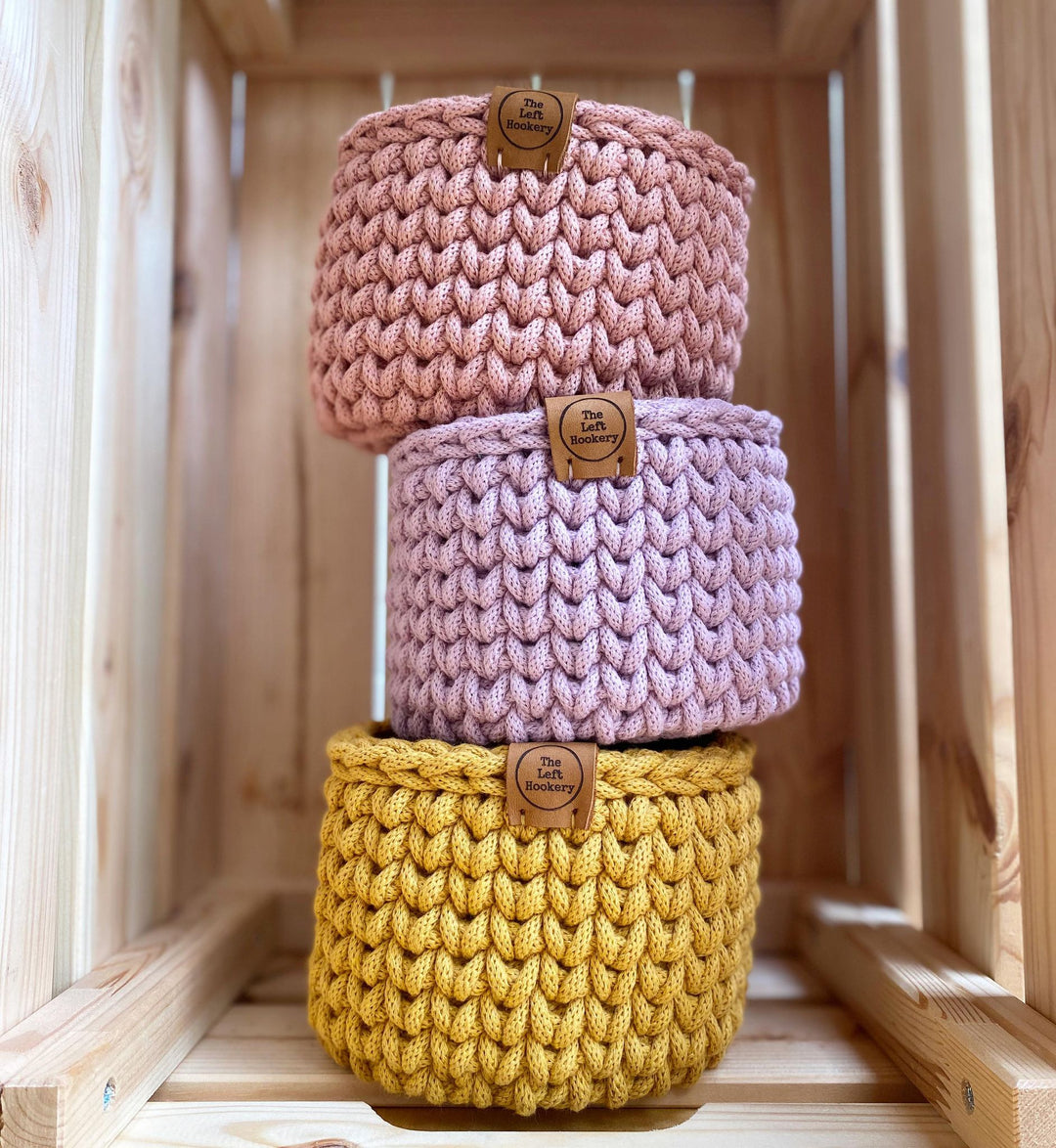 Small Crochet Basket Pattern