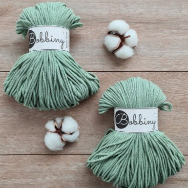 Aloe 3mm Bobbiny Crochet Cord Skeins