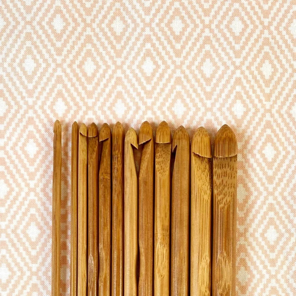Bamboo Crochet Hook Set