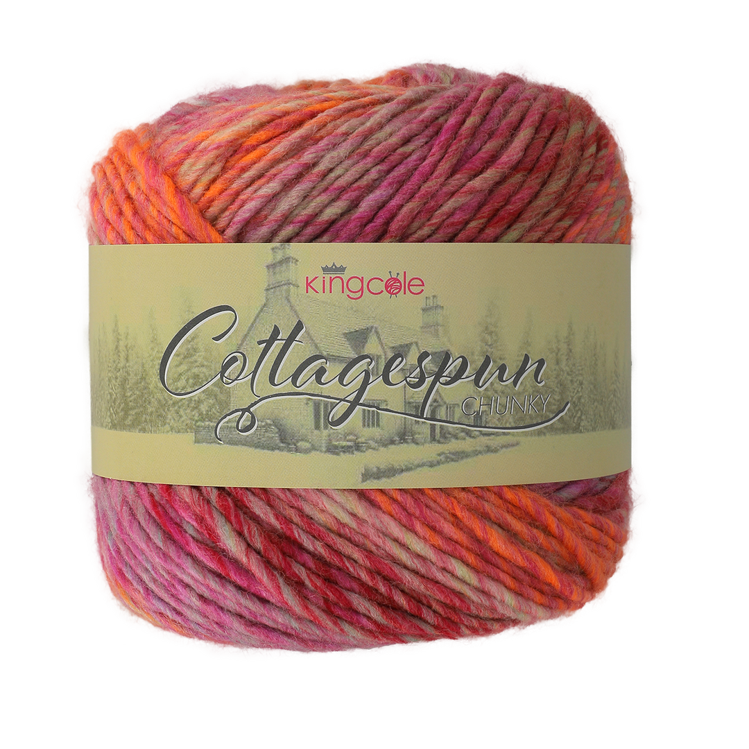 Cottagespun Chunky Ball Winterberry Red