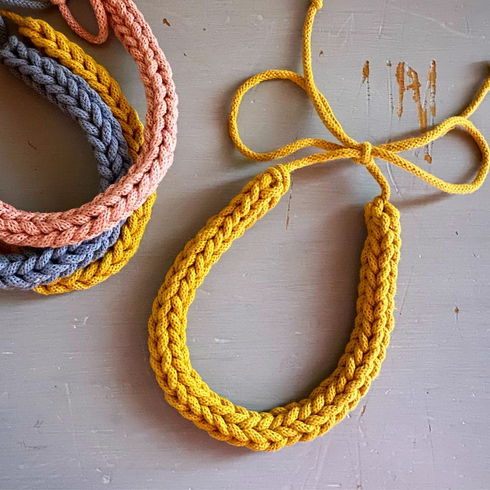 Crochet Rope Boho Necklace