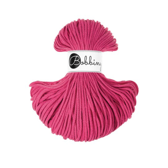 Dopamine Pink Bobbiny 3mm Crochet Cord Skein