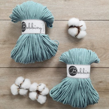 Duck Egg Blue 3mm Bobbiny Crochet Cord