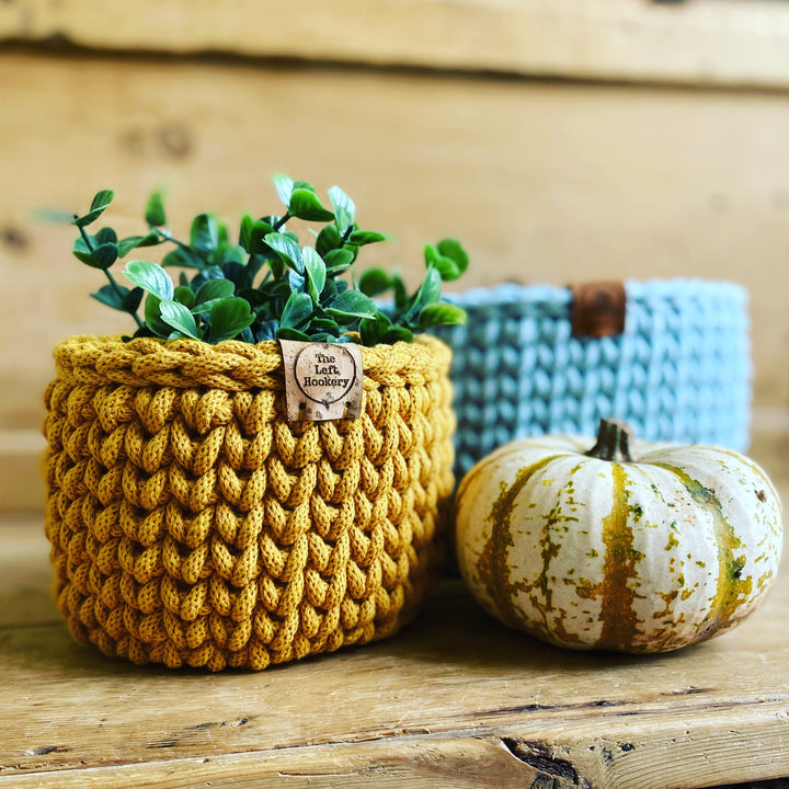 Small Crochet Basket Pattern