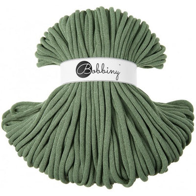 Eucalyptus Green 9mm Bobbiny Crochet Cord Skein