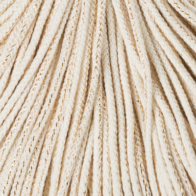 Golden Natural 3mm Bobbiny Crochet Cord