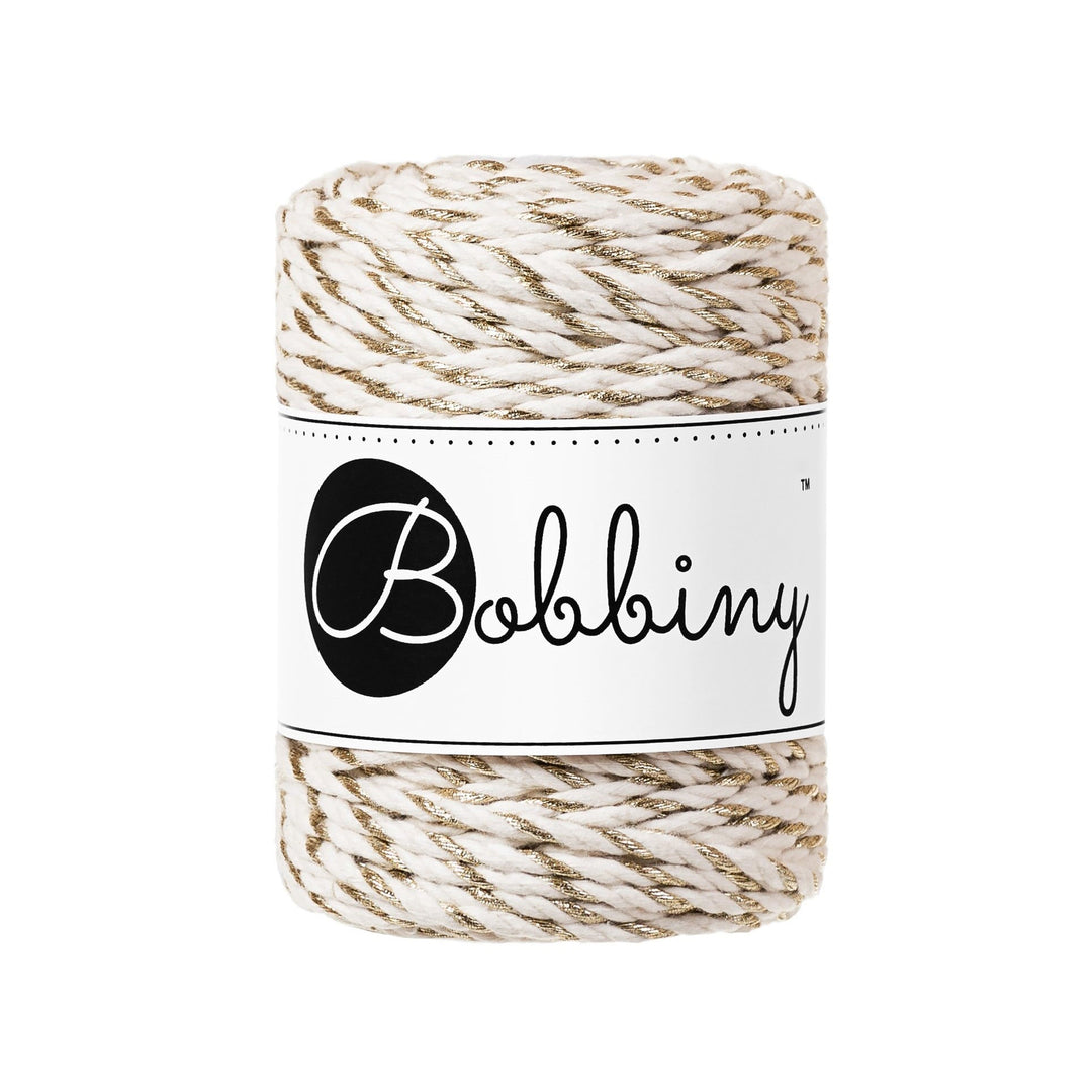 Golden Twist Macrame Cord Bobbiny