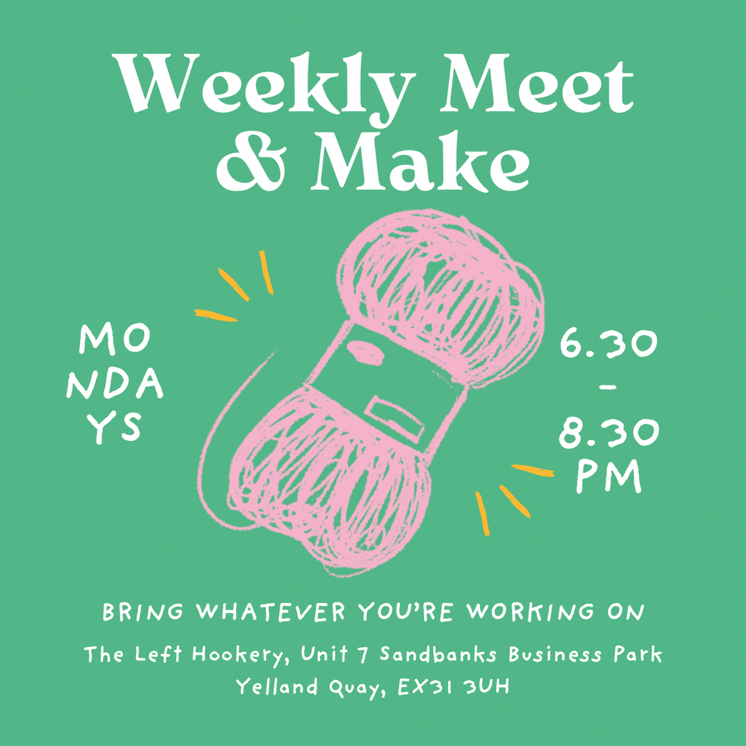 Weekly Meet &amp; Make<p>Every Monday Evening 6.30 - 8.30pm