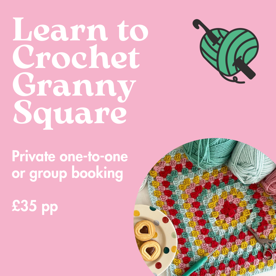 Learn to Crochet Granny Square <p>Message for availability