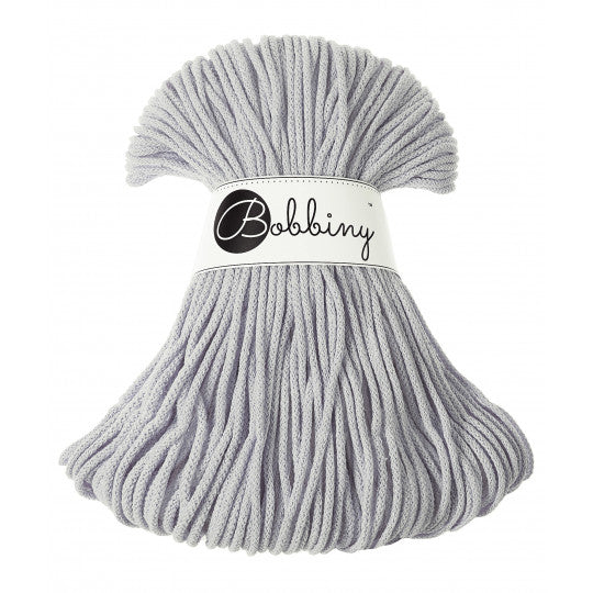 Light Grey 3mm Bobbiny Crochet Cord Skein