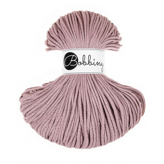 Mauve Bobbiny 3mm Crochet Cord Skein