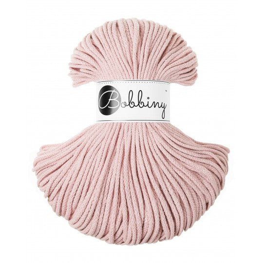 Pastel Pink Bobbiny 3mm Crochet Cord Skein