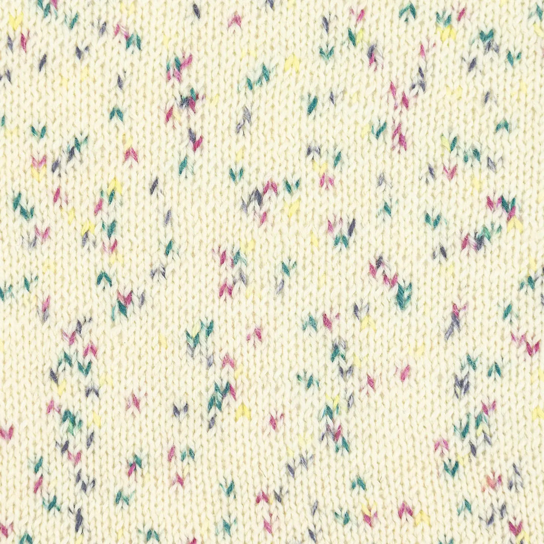 Pattern of colorful butterflies on a beige background