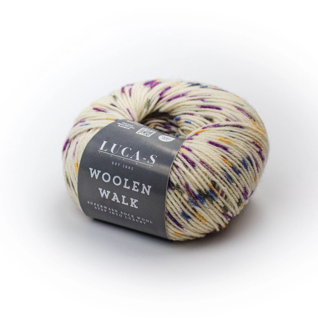 Spotted yarn ball with &