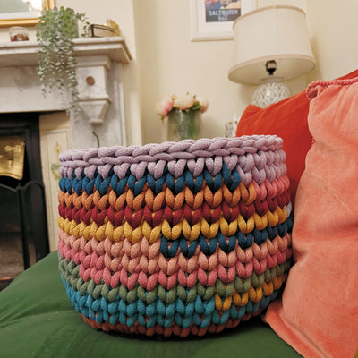Supersize Glastonbury Crochet Basket