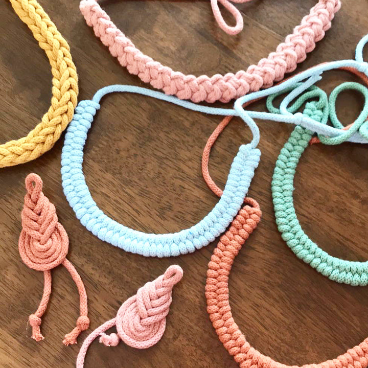 Crochet Braided Necklace