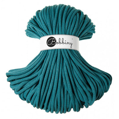 Teal 9mm Bobbiny Crochet Cord Skein