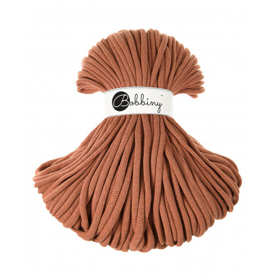 Terracotta 9mm Bobbiny Crochet Cord Skein