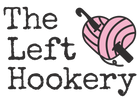 The Left Hookery logo black and pink