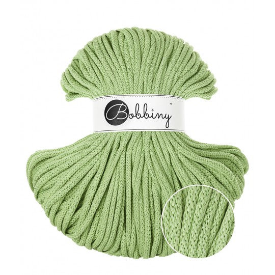 Unicolour Matcha Bobbiny 5mm Crochet Cord