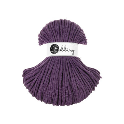 Violet Bobbiny 5mm Crochet Cord Skein
