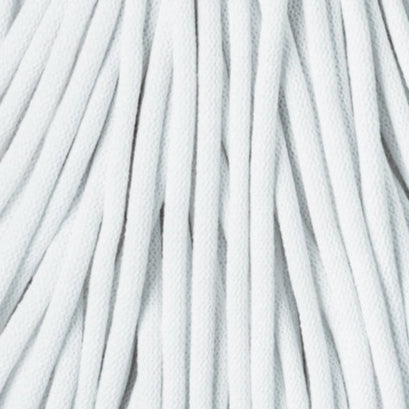 White Bobbiny 9mm Crochet Cord