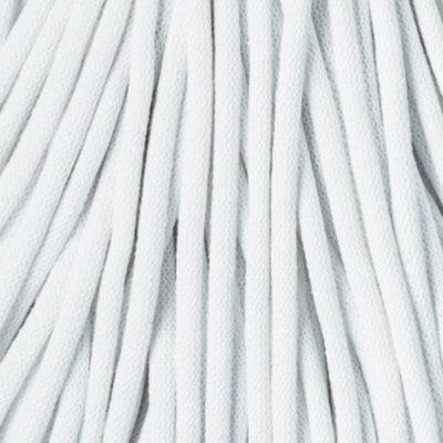 White Bobbiny 9mm Crochet Cord