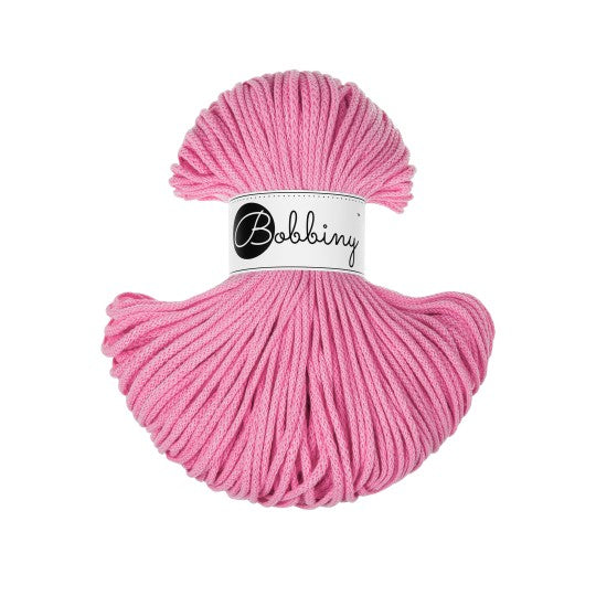 Bubblegum Pink Bobbiny Cord 3mm