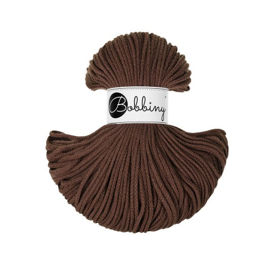 Chocolate Brown Bobbiny Cord 3mm