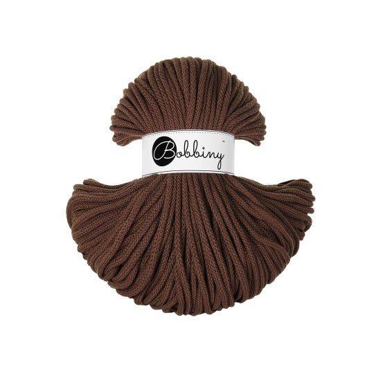 Chocolate Brown Bobbiny Cord 5mm