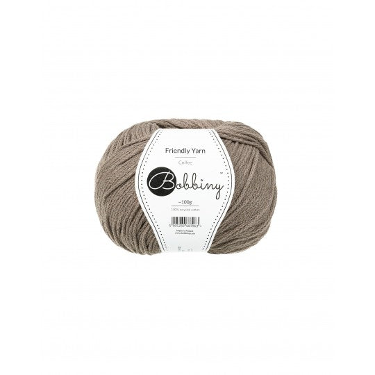 coffee  bobbiny friendly dk yarn ball