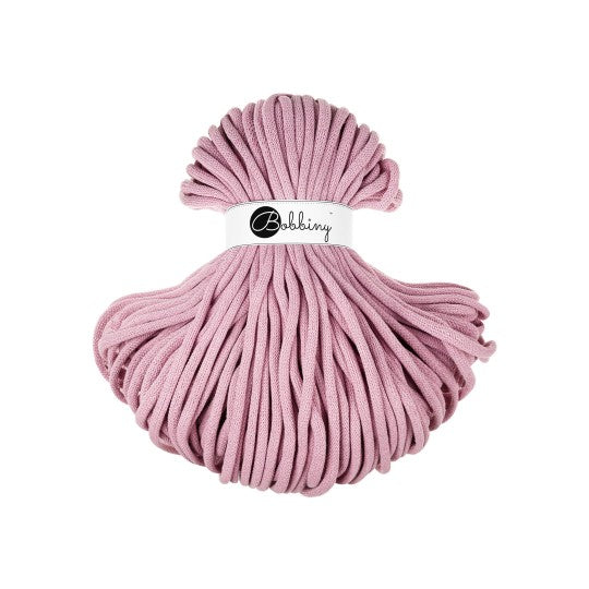 dusty rose 9mm bobbiny braided cord