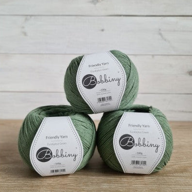 eucalyptus green bobbiny friendly dk yarn balls