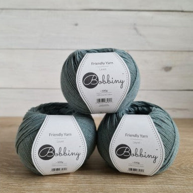 laurel bobbiny friendly dk yarn balls