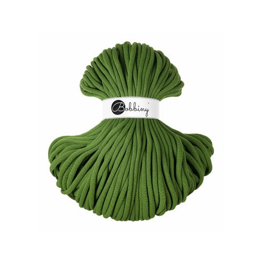 moss-green 9mm bobbiny braided cord