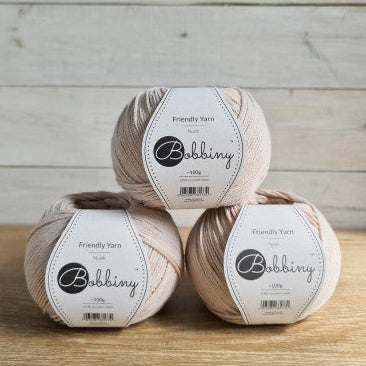 nude bobbiny friendly dk yarn balls