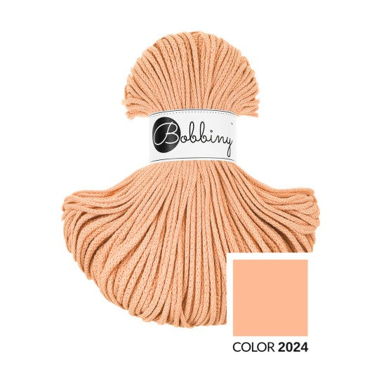 Peach Fuzz Bobbiny Cord 3mm