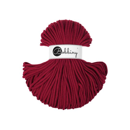 Red Velvet Bobbiny Cord 5mm