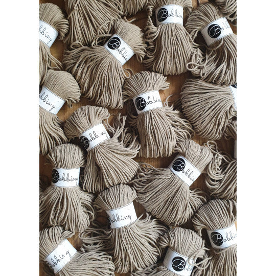 Sand Bobbiny Cord 3mm