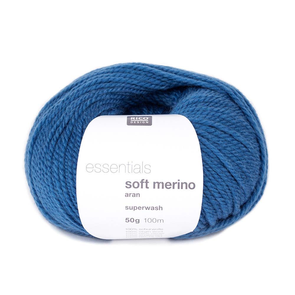 Ball of rico soft merino aran wool