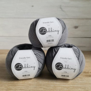 steel bobbiny friendly dk yarn balls