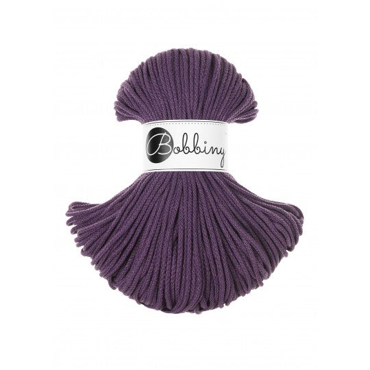 Violet Bobbiny Cord 3mm
