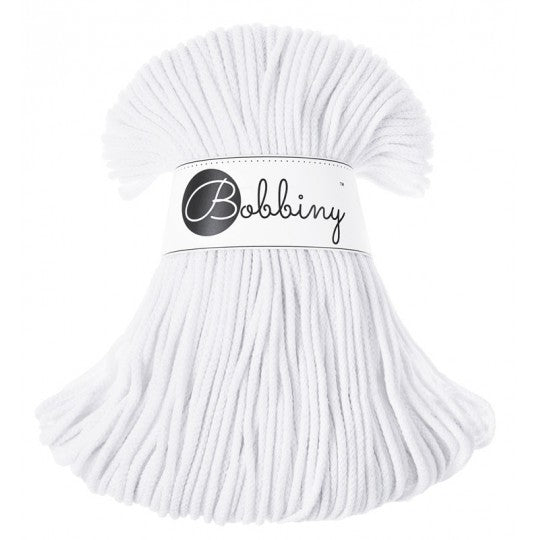 White Bobbiny Cord 3mm