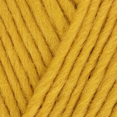 Close-up of a ball of yellow yarn