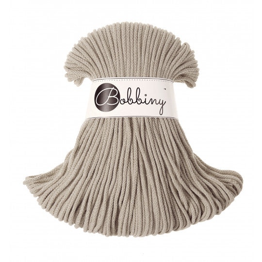 Beige 3mm Bobbiny Crochet Cord Skein