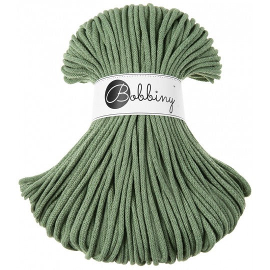 Eucalyptus Green 5mm Bobbiny Crochet Cord Skein