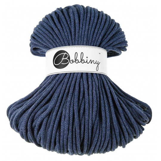 Jeans 5mm Bobbiny Crochet Cord Skein