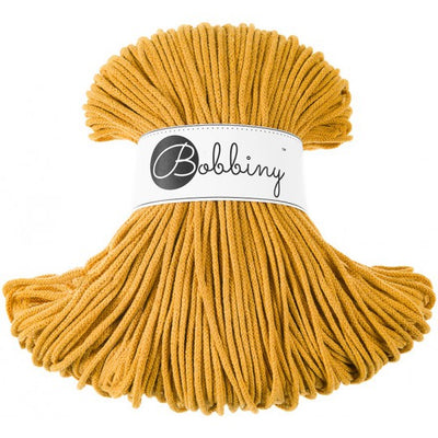 Mustard 3mm Bobbiny Crochet Cord Skein