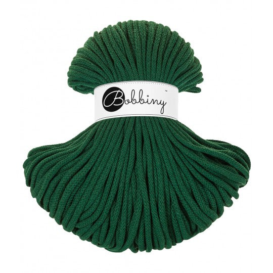Pine Green 5mm Bobbiny Crochet Cord Skein