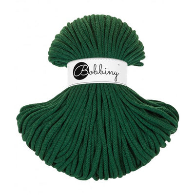 Pine Green 5mm Bobbiny Crochet Cord Skein